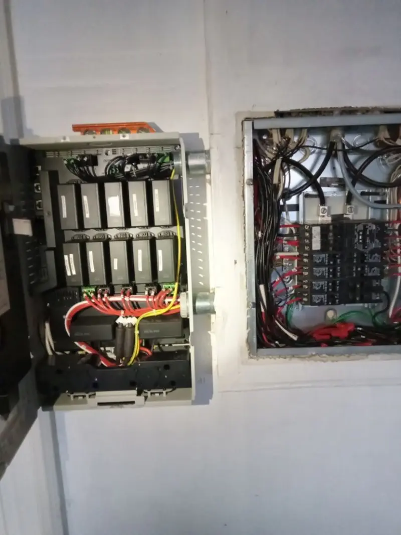 Electrical panel upgrade completed for Security Camera Wiring in San Lorenzo